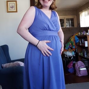 Periwinkle Motherhood Maternity dress